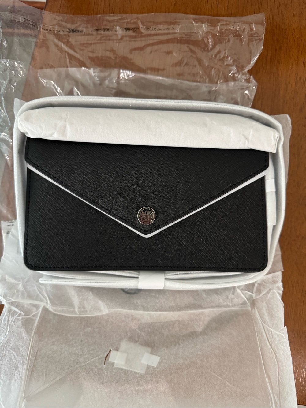 Michael Kors Black Saffiano Crossbody